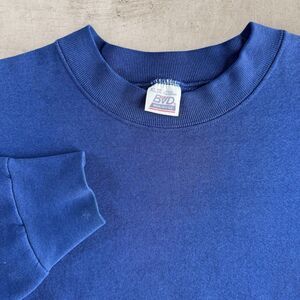 Vintage BVD Blue Sweatshirt Men’s XL Blue Fleece Blank Essentials 90s USA